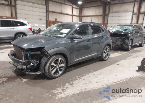 2020 Hyundai Kona Limited z USA, uszkodzony, nr VIN KM8K3CA55LU491301